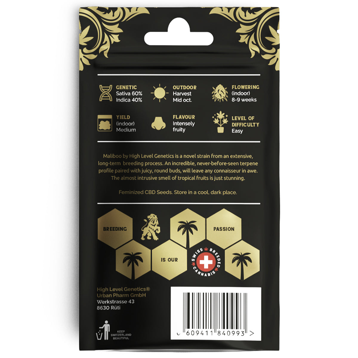 High Level Genetics Seeds Mailboo - 3 graines