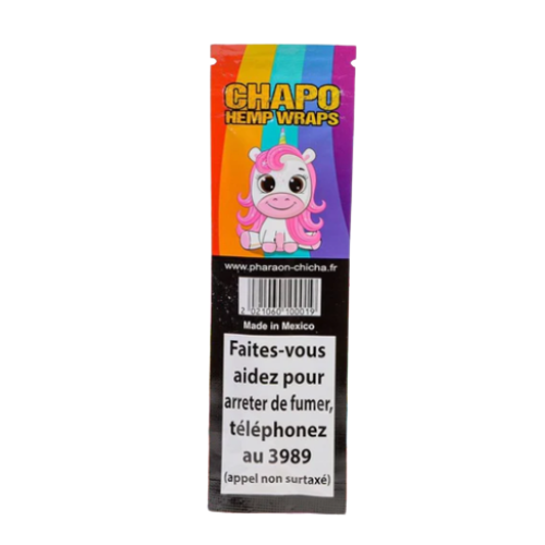 Blunt Chapo Hemp Wrap Elya x1 bag of 2 (Bubble Gum)