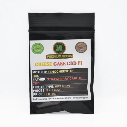 Hug Cannabis Cheese Cake CBD F1 5 seeds + 1 Free