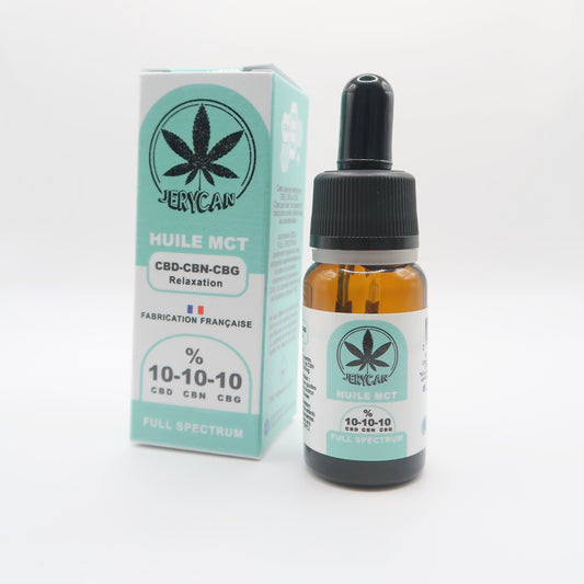 Huile CBD - Full Spectrum (CBD + CBG + CBN) 30%