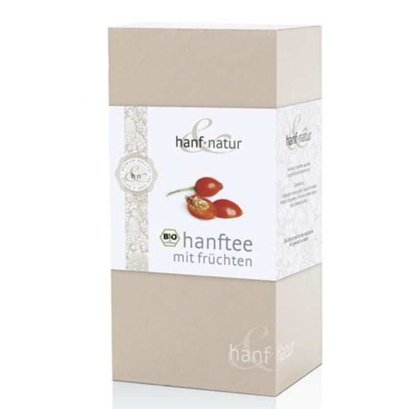 Hemp tea with fruits - Hanf &amp; Natur Bio - 1.5g x 12 bags