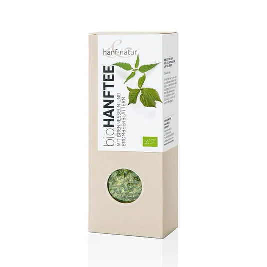 Hemp tea with nettles and blackberry leaves - Hanf &amp; Natur Bio