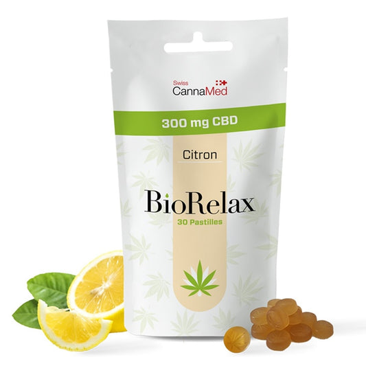 Pastilles de CBD - Swiss CannaMed Bio Relax 300mg